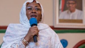 FORMER FIRST LADY BEGS NIGERIANS TO FORGIVE HER HUSBAND